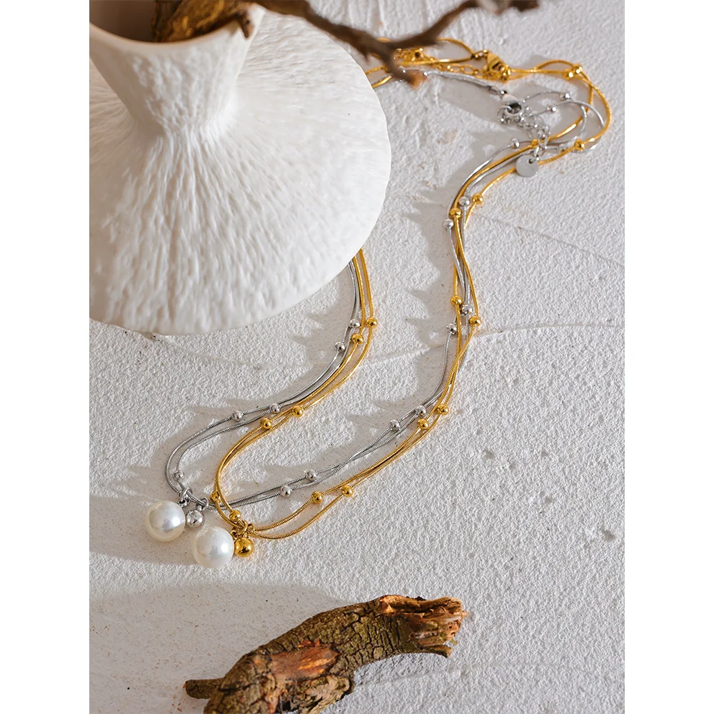 collier-perle-acier-inoxydable