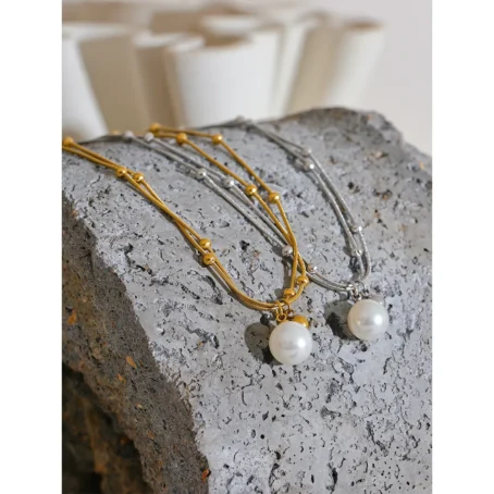 collier-perle-acier-inoxydable