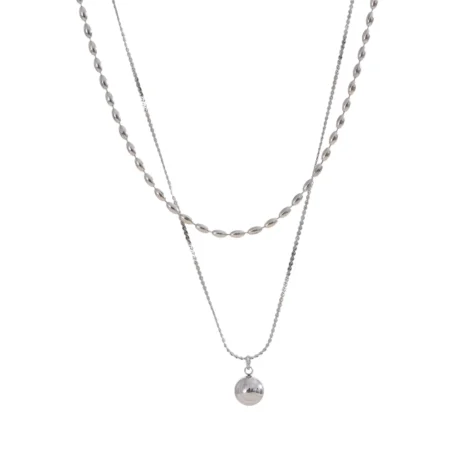 collier-acier-inoxydable-argent