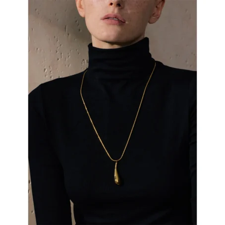 collier-acier-inoxydable-femme-or