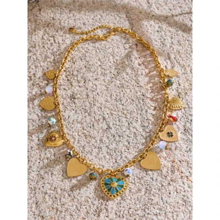 collier-charms-acier-inoxydable