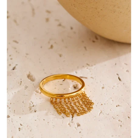 bague-pampille-acier-inoxydable